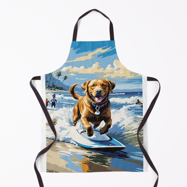 Item preview, Labrador shows off his surfing skills. designed and sold by Whose-sweat.