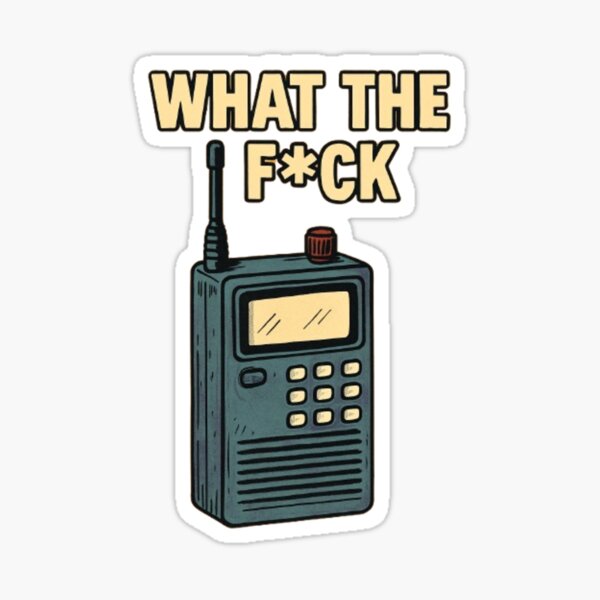 Aperçu de l'œuvre Le talkie-walkie dit quoi maintenant ?! créée et vendue par By Zeek.