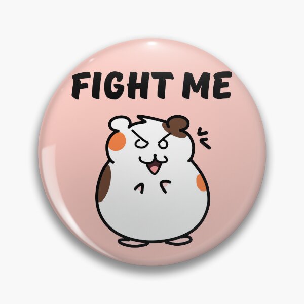Item preview, Chibi Hammie Fight Me (Peachy) designed and sold by BLAAAAASK.