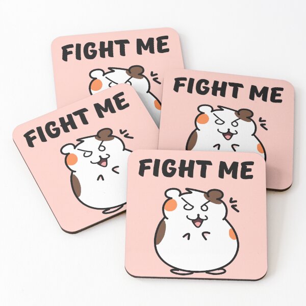 Item preview, Chibi Hammie Fight Me (Peachy) designed and sold by BLAAAAASK.