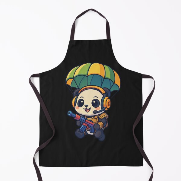 Item preview, Chibi Panda Battle Royale – Parachute Drop Gaming Art designed and sold by ColorSplash123.