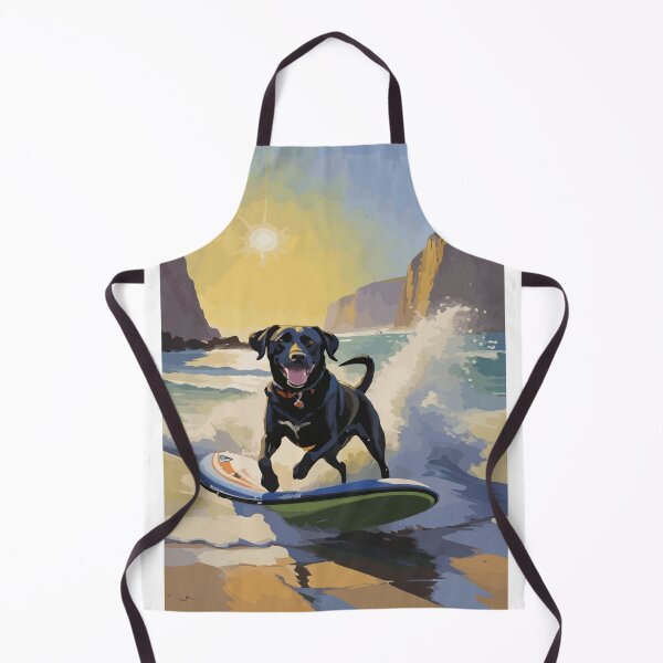 Item preview, Labrador shows off his surfing skills. designed and sold by Whose-sweat.
