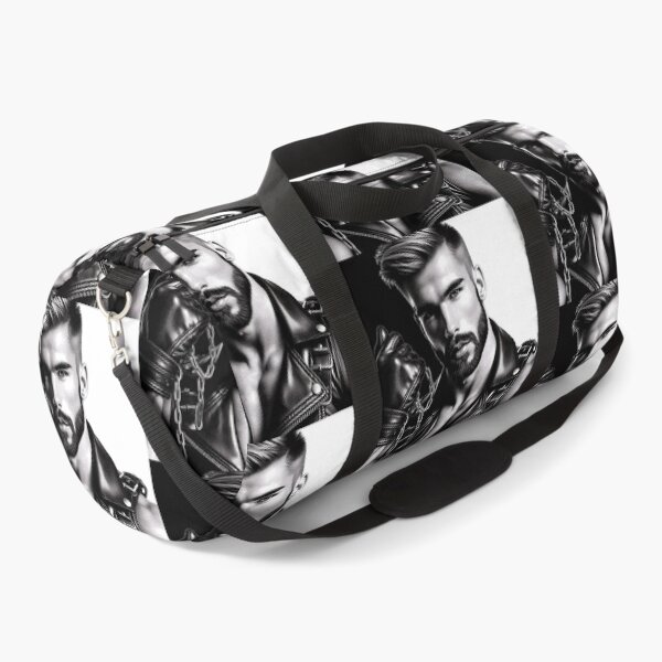 Item preview, Chains of Love Black White Gay Pride Berlin Scruff Leather Bar Graphic Design designed and sold by ItsAKinkThing.