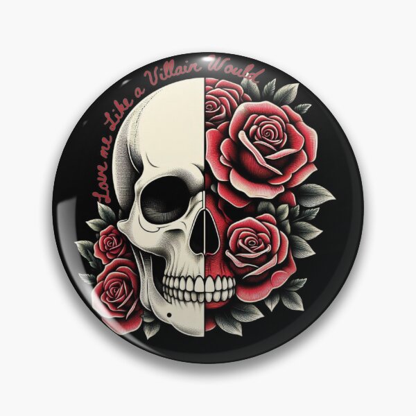 Item preview, Skulls and Roses designed and sold by CottonandQuill.