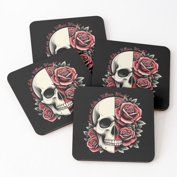 Item preview, Skulls and Roses designed and sold by CottonandQuill.