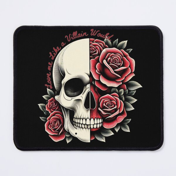 Item preview, Skulls and Roses designed and sold by CottonandQuill.