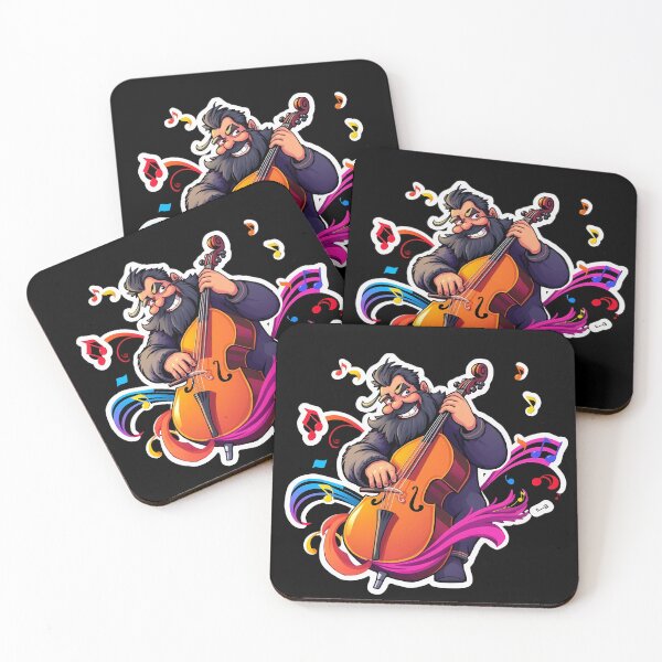 Item preview, The Groove of the Giant Jazz Double Bass designed and sold by Artbellachi.