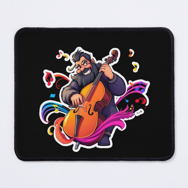 Item preview, The Groove of the Giant Jazz Double Bass designed and sold by Artbellachi.