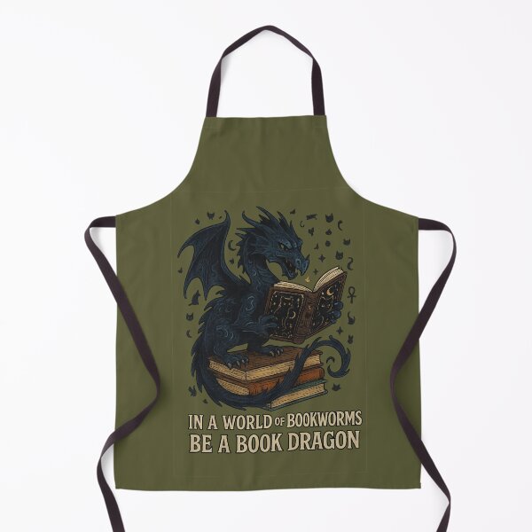 Item preview, In a World of Bookworms Be a Book Dragon – Fantasy Reader Design designed and sold by denis90ch.