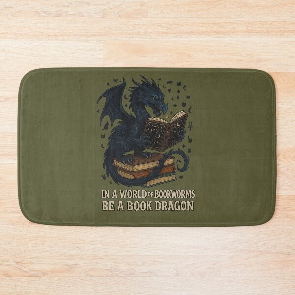 Item preview, In a World of Bookworms Be a Book Dragon – Fantasy Reader Design designed and sold by denis90ch.
