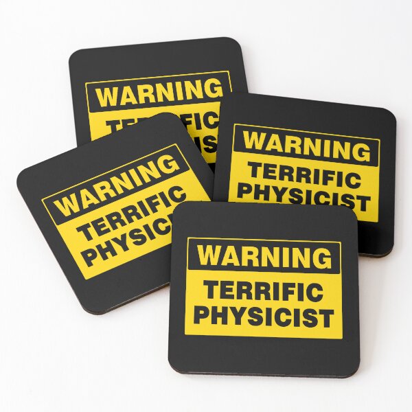 Item preview, WARNING SIGN, TERRIFIC PHYSICIST, INDUSTRIAL SIGNAGE, FUNNY designed and sold by AASparksDesigns.
