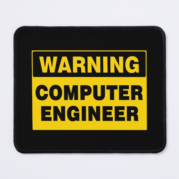 Item preview, WARNING SIGN, COMPUTER ENGINEER, INDUSTRIAL SIGNAGE, FUNNY designed and sold by AASparksDesigns.