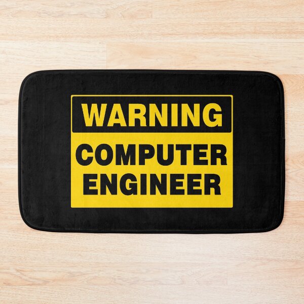 Item preview, WARNING SIGN, COMPUTER ENGINEER, INDUSTRIAL SIGNAGE, FUNNY designed and sold by AASparksDesigns.