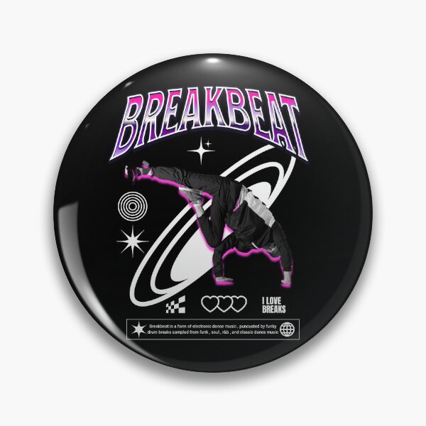 Item preview, BREAKBEAT - Breakdance Steez (White)  designed and sold by Discothreadz.