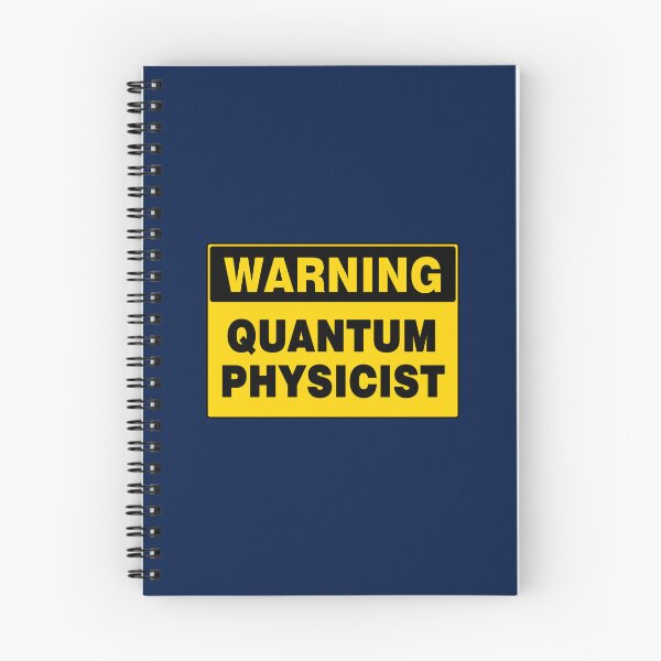 Item preview, WARNING SIGN, QUANTUM PHYSICIST, INDUSTRIAL SIGNAGE, FUNNY designed and sold by AASparksDesigns.