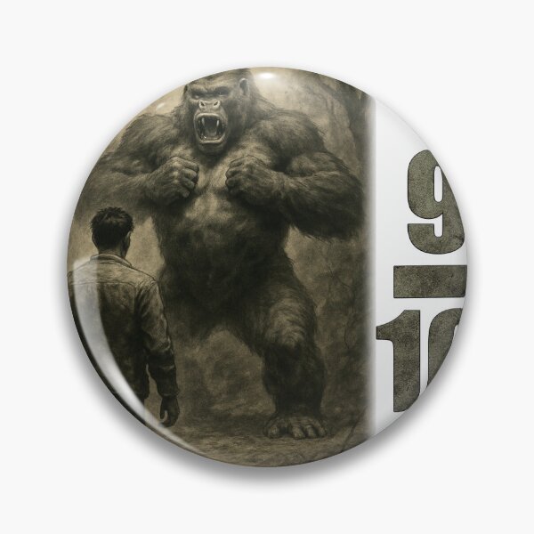 Item preview, 100 Men vs 1 Gorilla - Meme Battle Shirt | Funny Viral T-Shirt designed and sold by CallMeSenpai099.