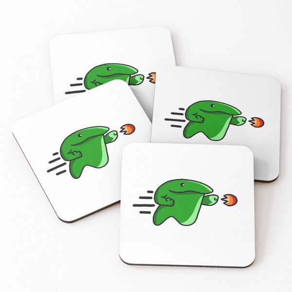 Item preview, Frog Hero Launches a Fiery Meatball! designed and sold by lunoxinfinity.