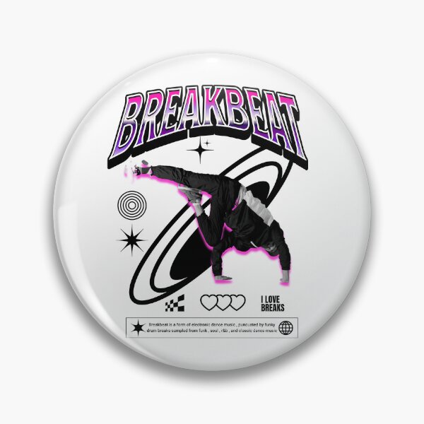 Item preview, BREAKBEAT - Breakdance Steez (Black)  designed and sold by Discothreadz.