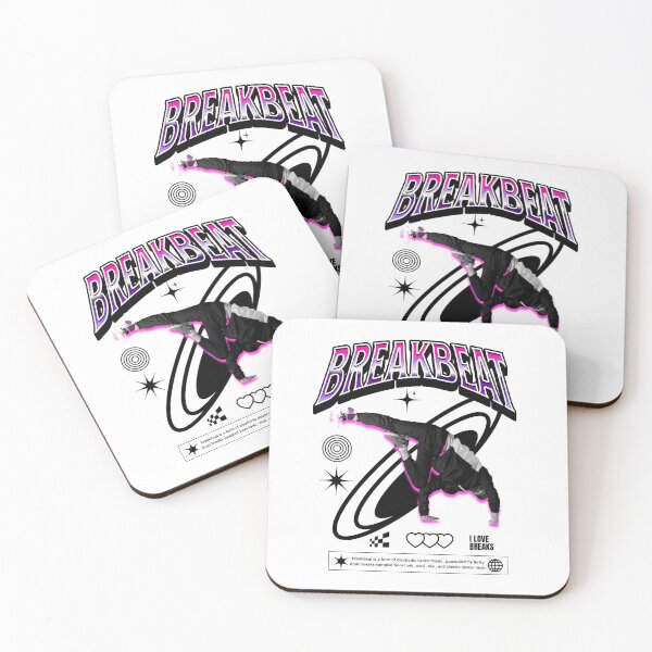 Item preview, BREAKBEAT - Breakdance Steez (Black)  designed and sold by Discothreadz.