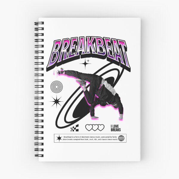 Item preview, BREAKBEAT - Breakdance Steez (Black)  designed and sold by Discothreadz.