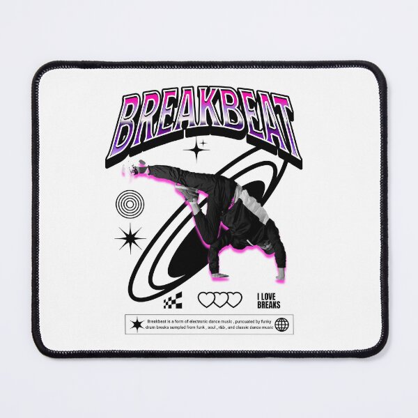 Item preview, BREAKBEAT - Breakdance Steez (Black) designed and sold by Discothreadz.