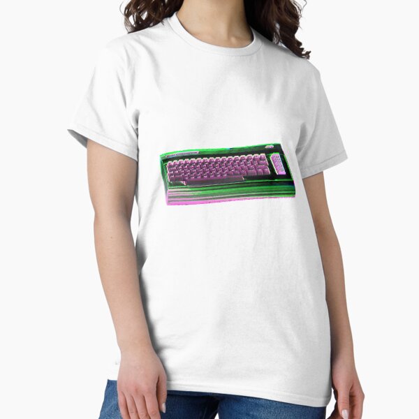 Vista previa del artículo con la obra «Commodore 64 de neón», diseñado y vendido por Jagaroth.