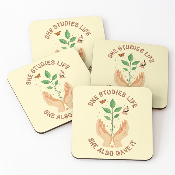 Item preview, She Studies Life. She Also Gave It | Minimalist Design for Scientific Moms designed and sold by Dino-Lune.