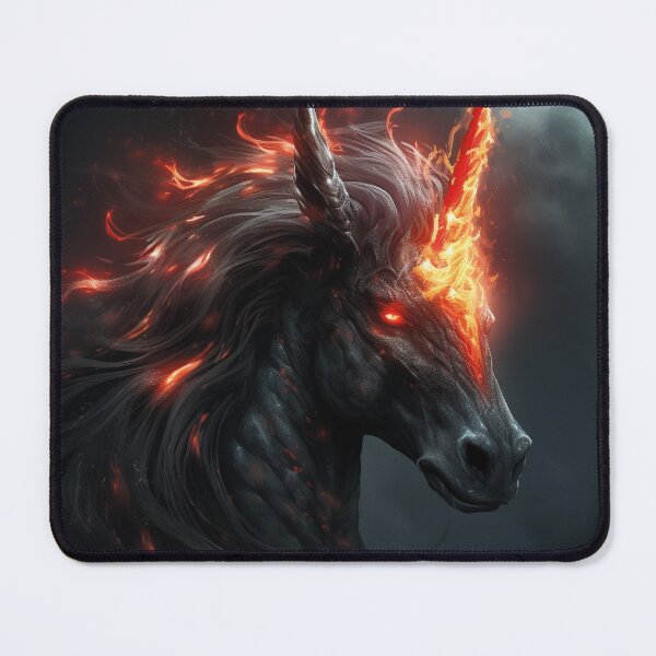 Item preview, Killian the Black Unicorn designed and sold by Crysta-Healing.