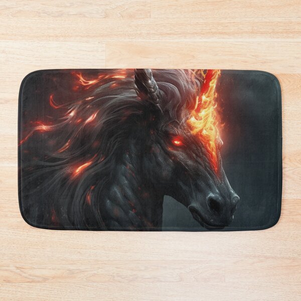 Item preview, Killian the Black Unicorn designed and sold by Crysta-Healing.