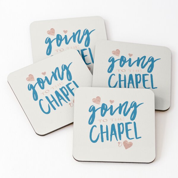 Item preview, Going to the Chapel Dusty Blue Wedding Party  designed and sold by Stickers by @molllyclare.