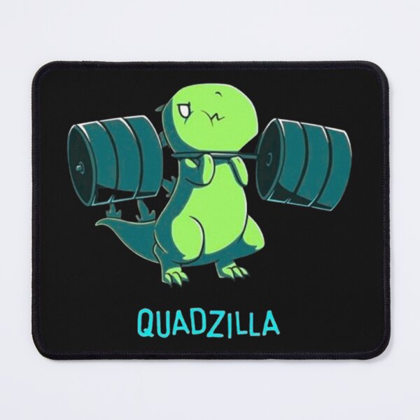 Item preview, QUADZILLA - Funny Cartoon Dinosaur in Gym designed and sold by Vicky021.