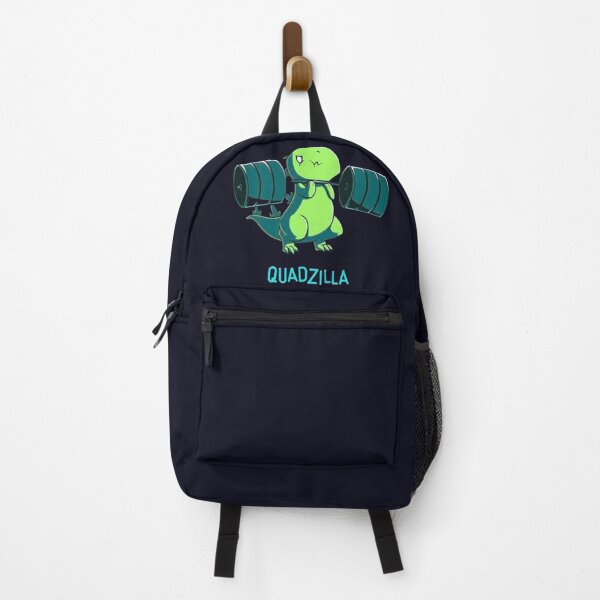 Item preview, QUADZILLA - Funny Cartoon Dinosaur in Gym designed and sold by Vicky021.