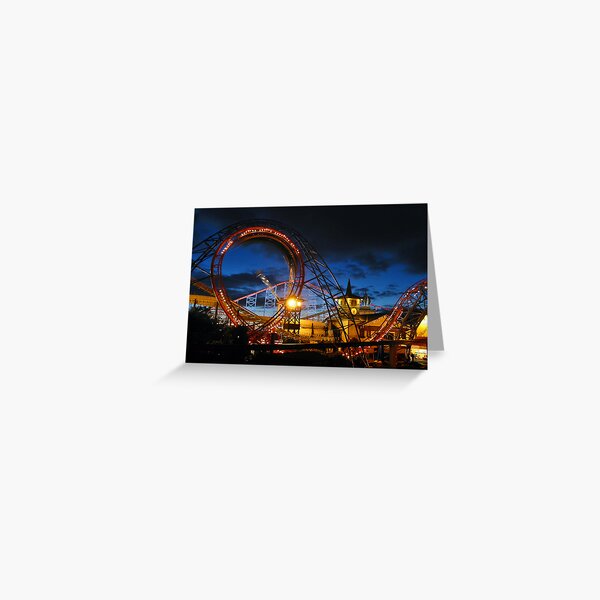 Blackpool Revolution Dusk Greeting Card