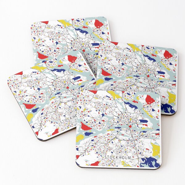 Item preview, Stockholm City Map of Sweden - Mondrian designed and sold by deMAP.
