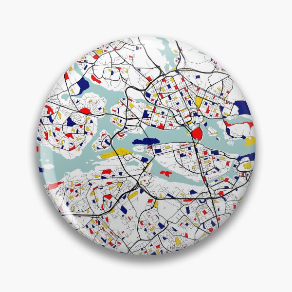Item preview, Stockholm City Map of Sweden - Mondrian designed and sold by deMAP.