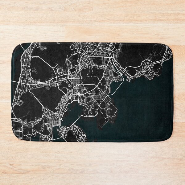 Item preview, Busan City Map of South Korea - Dark designed and sold by deMAP.