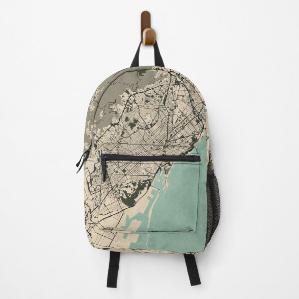 Item preview, Barcelona City Map of Spain - Vintage designed and sold by deMAP.