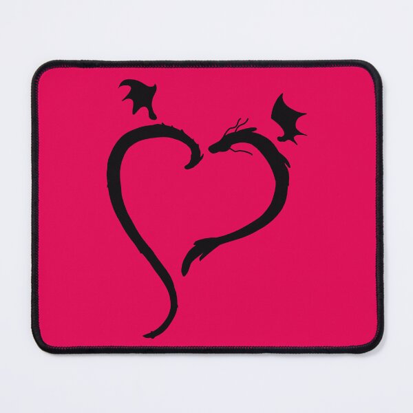 Item preview, Dragon Heart in Black (Pinks) designed and sold by BLAAAAASK.