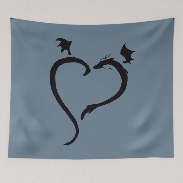 Item preview, Dragon Heart in Black (Blues) designed and sold by BLAAAAASK.