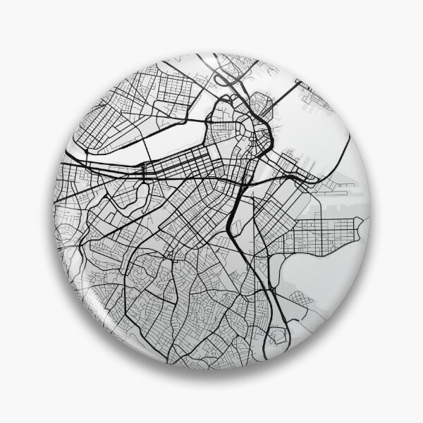 Item preview, Boston City Map of the United States - Light designed and sold by deMAP.