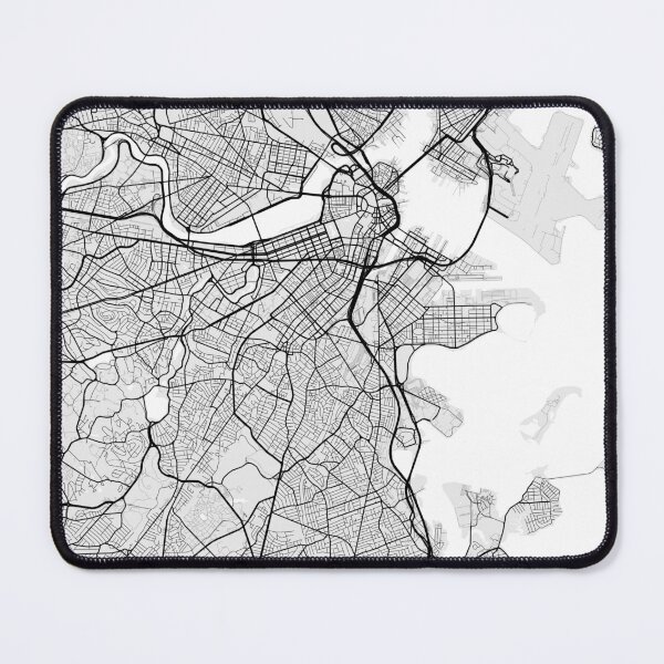 Item preview, Boston City Map of the United States - Light designed and sold by deMAP.