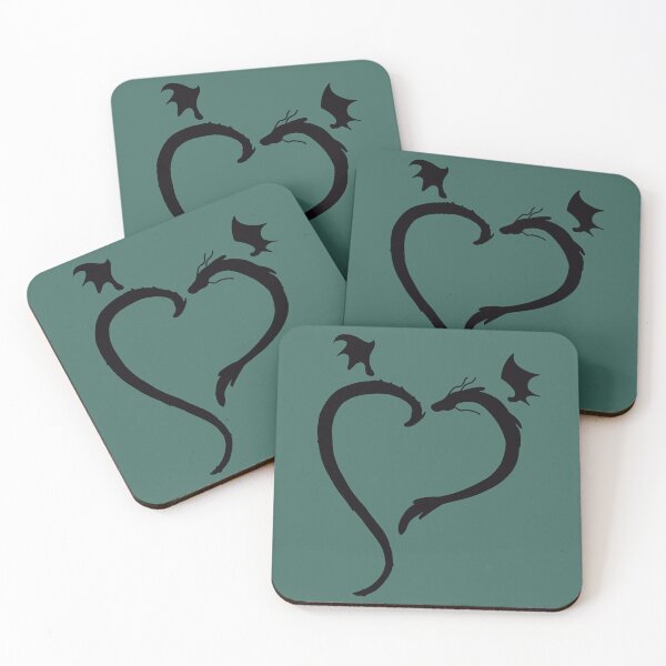 Item preview, Dragon Heart in Black (Greens) designed and sold by BLAAAAASK.