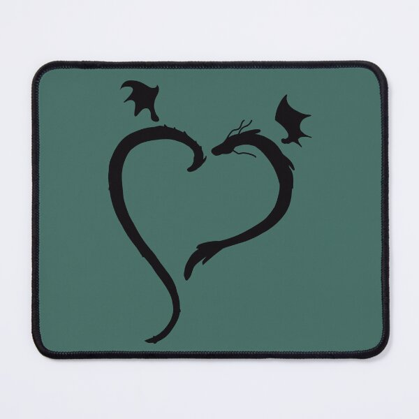 Item preview, Dragon Heart in Black (Greens) designed and sold by BLAAAAASK.