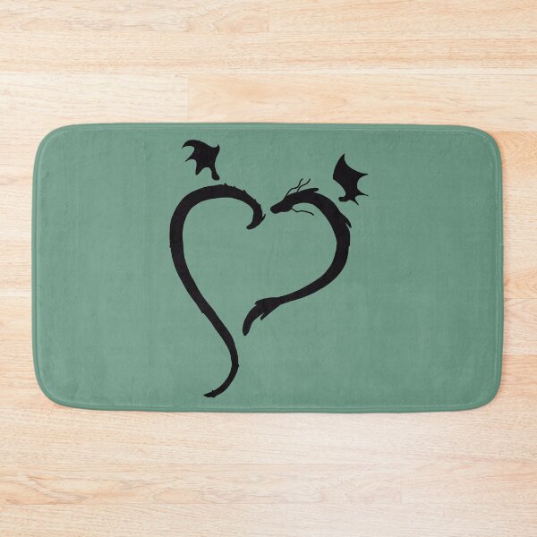 Item preview, Dragon Heart in Black (Greens) designed and sold by BLAAAAASK.