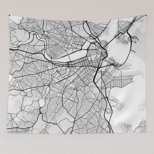 Item preview, Boston City Map of the United States - Light designed and sold by deMAP.