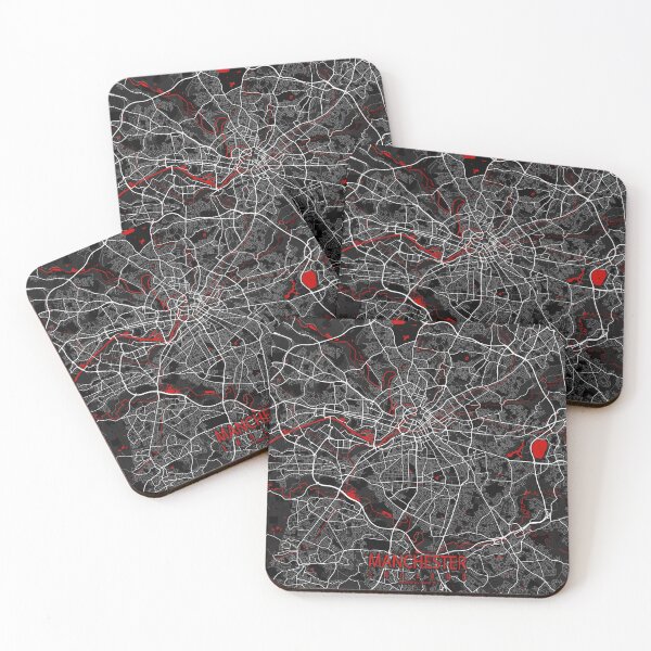 Item preview, Manchester City Map of England - Oriental designed and sold by deMAP.