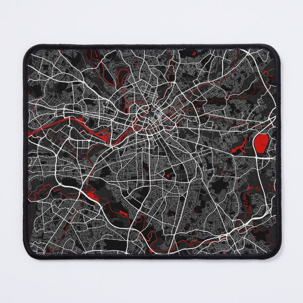 Item preview, Manchester City Map of England - Oriental designed and sold by deMAP.