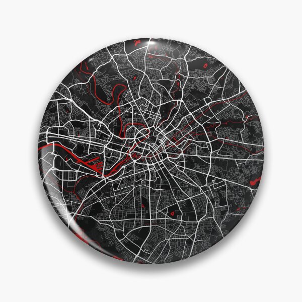 Item preview, Manchester City Map of England - Oriental designed and sold by deMAP.