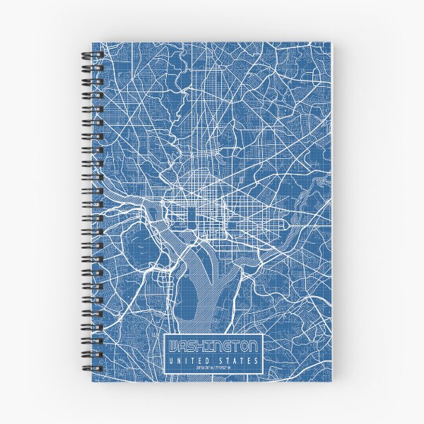 Item preview, Washington D.C. City Map of the United States - Blueprint designed and sold by deMAP.