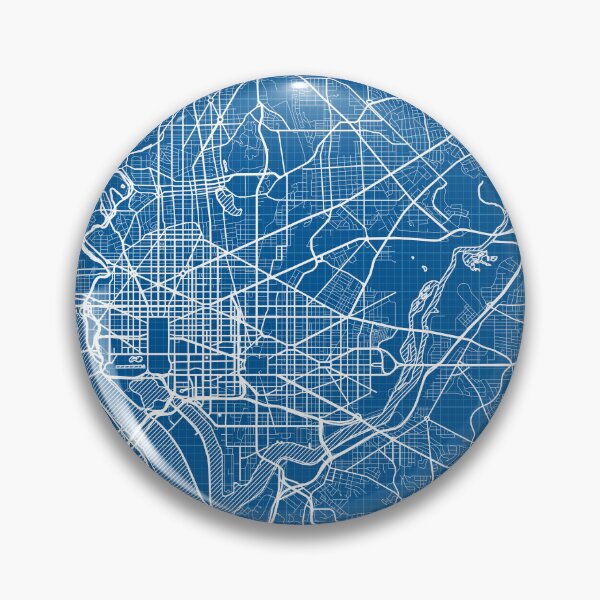 Item preview, Washington D.C. City Map of the United States - Blueprint designed and sold by deMAP.
